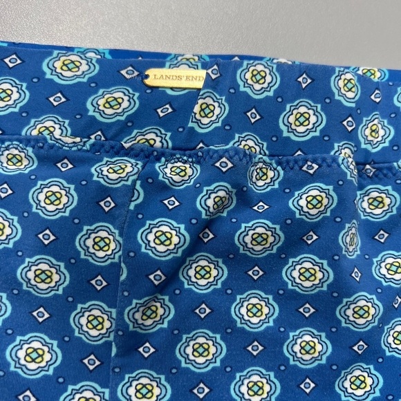 Land’s End Bikini bottom Boy Short Style Light Blue Print Size 4 EUC - Picture 7 of 8